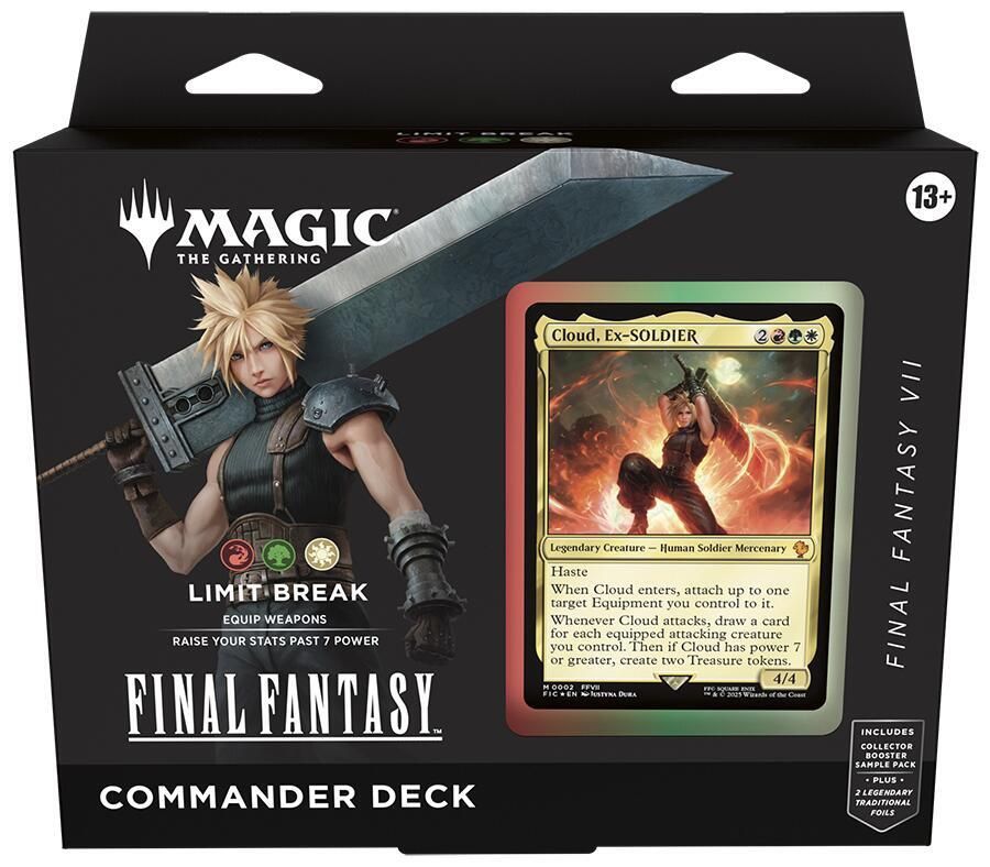 Magic Final Fantasy Commander Deck Limit Break Cloud
