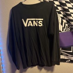 Black Vans Long Sleeve 