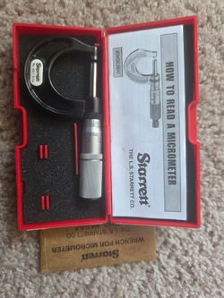Starrett 436.1 Outside Micrometer 0-1" (Made in USA)