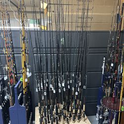 Lots Of Used Baitcasting And Collectible Fenwick And NOS Garcia Conolon Fishing Rods