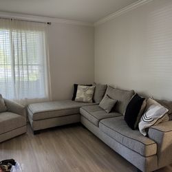 Sectional Sofa With Swivel Chair 