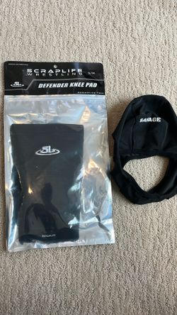 Wrestling knee pad & Wrestling hair cover cap