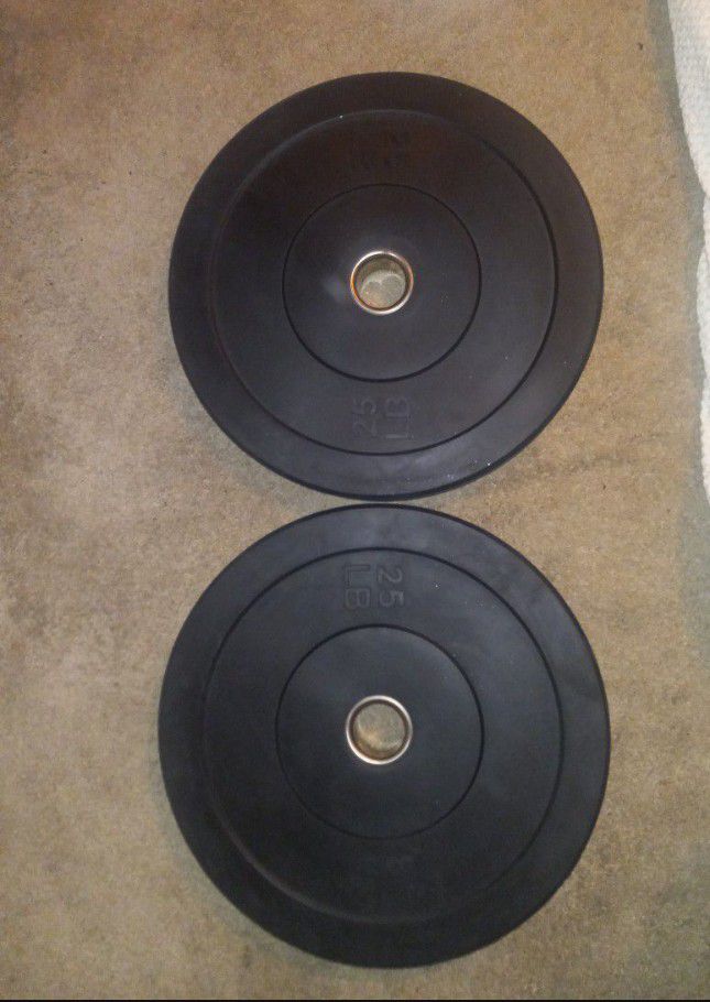 Two 25lb Barbell Plates
