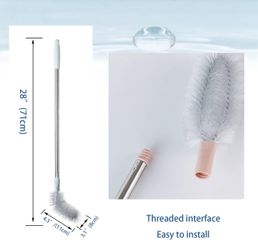 Large water bottle nylon brush for jugs, 3 gallon, 5 gallon bucket