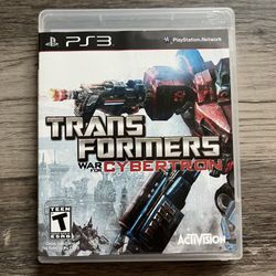 Transformers War For Cybertron PS3