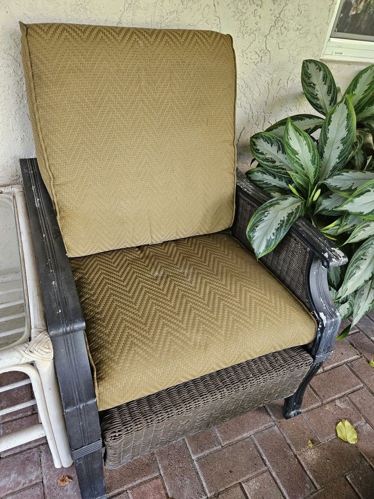 Rattan (Real) Outdoor Arm Chairs
