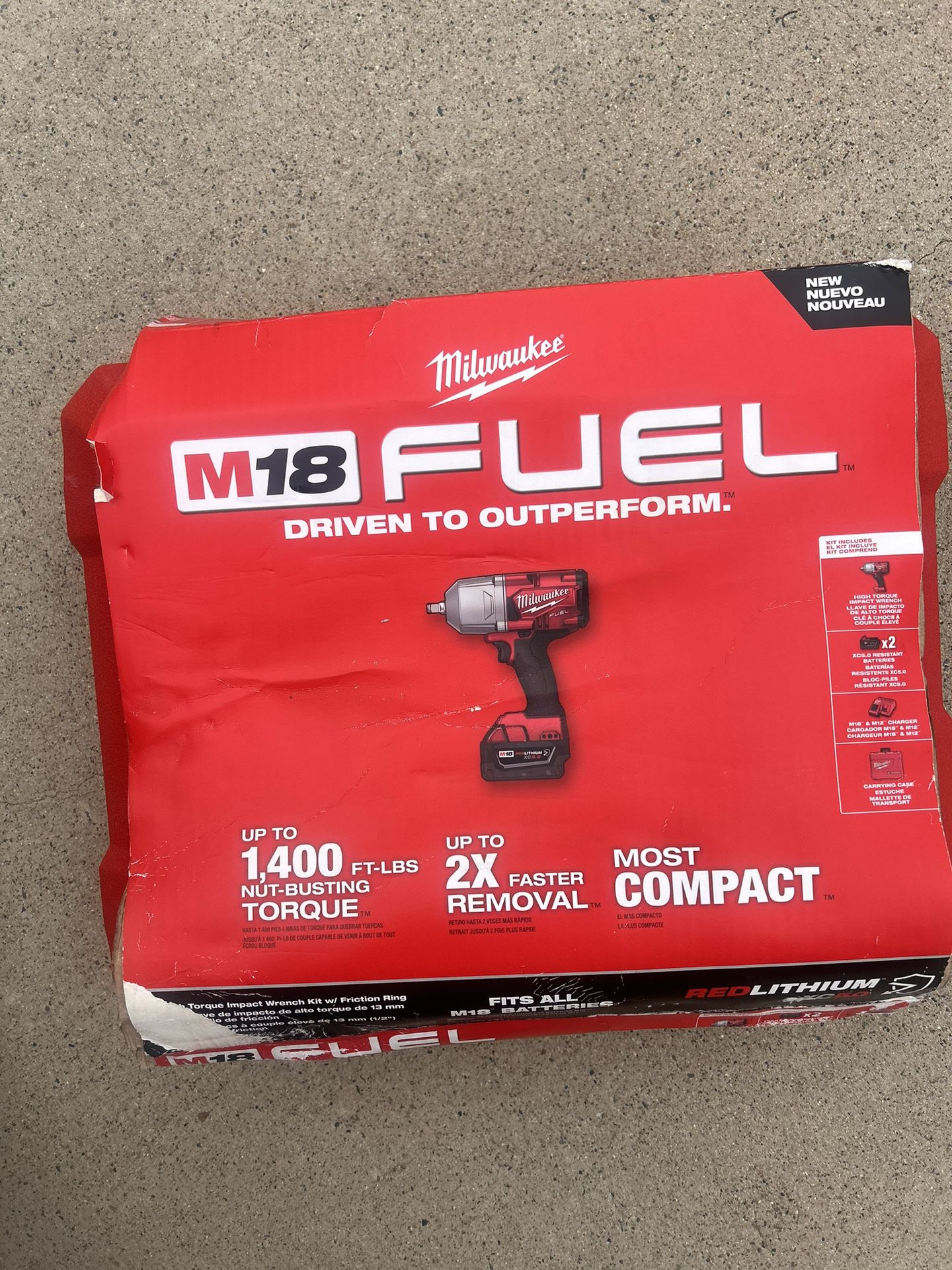 Milwaukee 1/2” Impact Wrench Kit