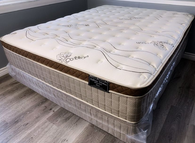 Ck Organic Cloud Edition Europillow Top 12inch Matres!!