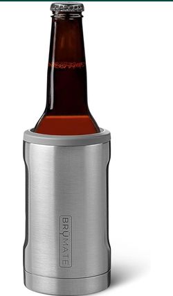 BrüMate Hopsulator Bott'l Insulated Bottle Cooler for Standard 12oz Glass Bottles | Glass Bottle Insulated Stainless Steel Drink Holder $12 EACH NEW