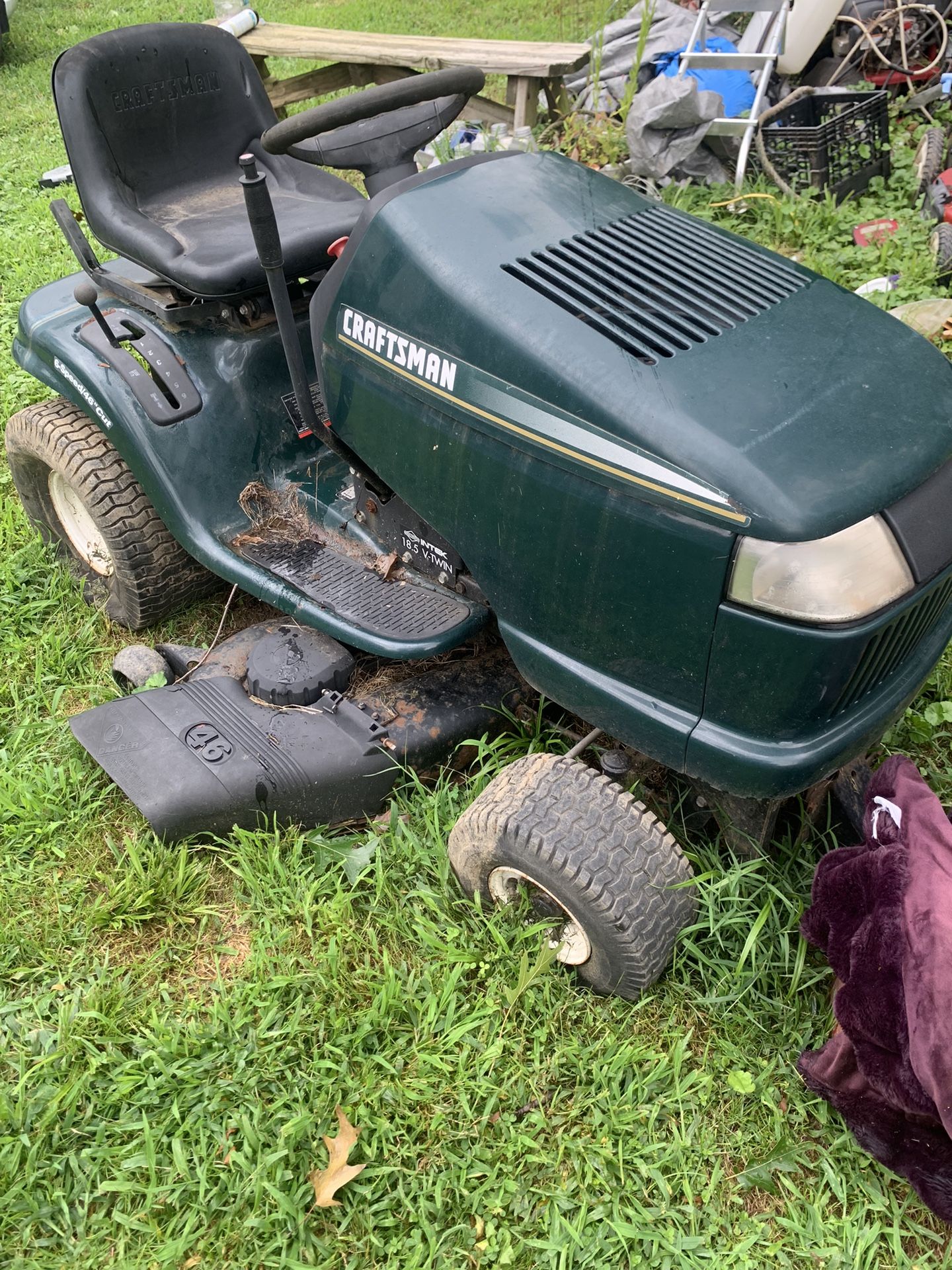 Craftsman 18hp Tractor Lawnmower