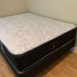 New Queen Mattress And Box Spring 2pc Bed Frame Is Not Included 