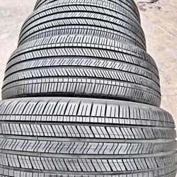 235 55 20 vendo un set de llantas usadas en excelente condición marca GOODYEAR🚀✅🚗
