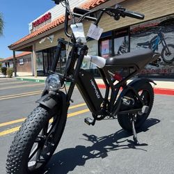 HappyRun G60 Electric Bike | 750W Motor | 48V 18Ah Battery | 32 MPH | Hydraulic Brakes