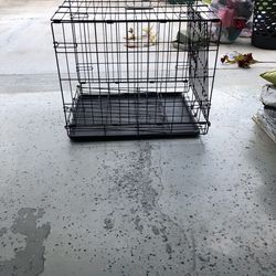 Pet Cage: 24”L x 20”H x 17”D