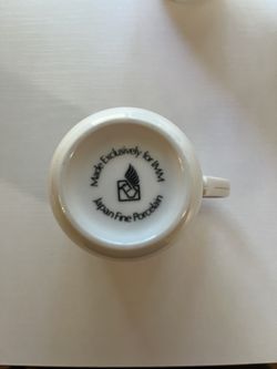 Vintage set IMM Japan Rockwell Porcelain Cups