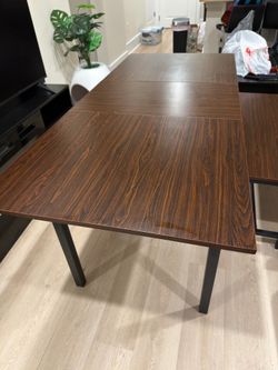 3-Piece Dining Table Set with 2 Benches