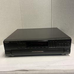 Technics SL-PD5 5 Disc CD Player Rotary Changer Compact Disc No Remote - Tested