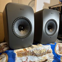 KEF LSX LT II - Wireless Hi-Fi Monitor Speakers ≈ Audiophile Sound, Bluetooth, AirPlay 2, USB-C, TV & Desktop Ready