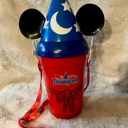 Vintage Disneyland Disney Parks Sorcerer Magician Mickey Mouse Fantasia Popcorn Bucketi