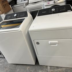 Whirlpool Top Load Washer Electric Dryer Set With Agitator 