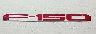 Raised Tailgate Letter Insert Emblem Decal For Ford F150 Red 2018 - 2020