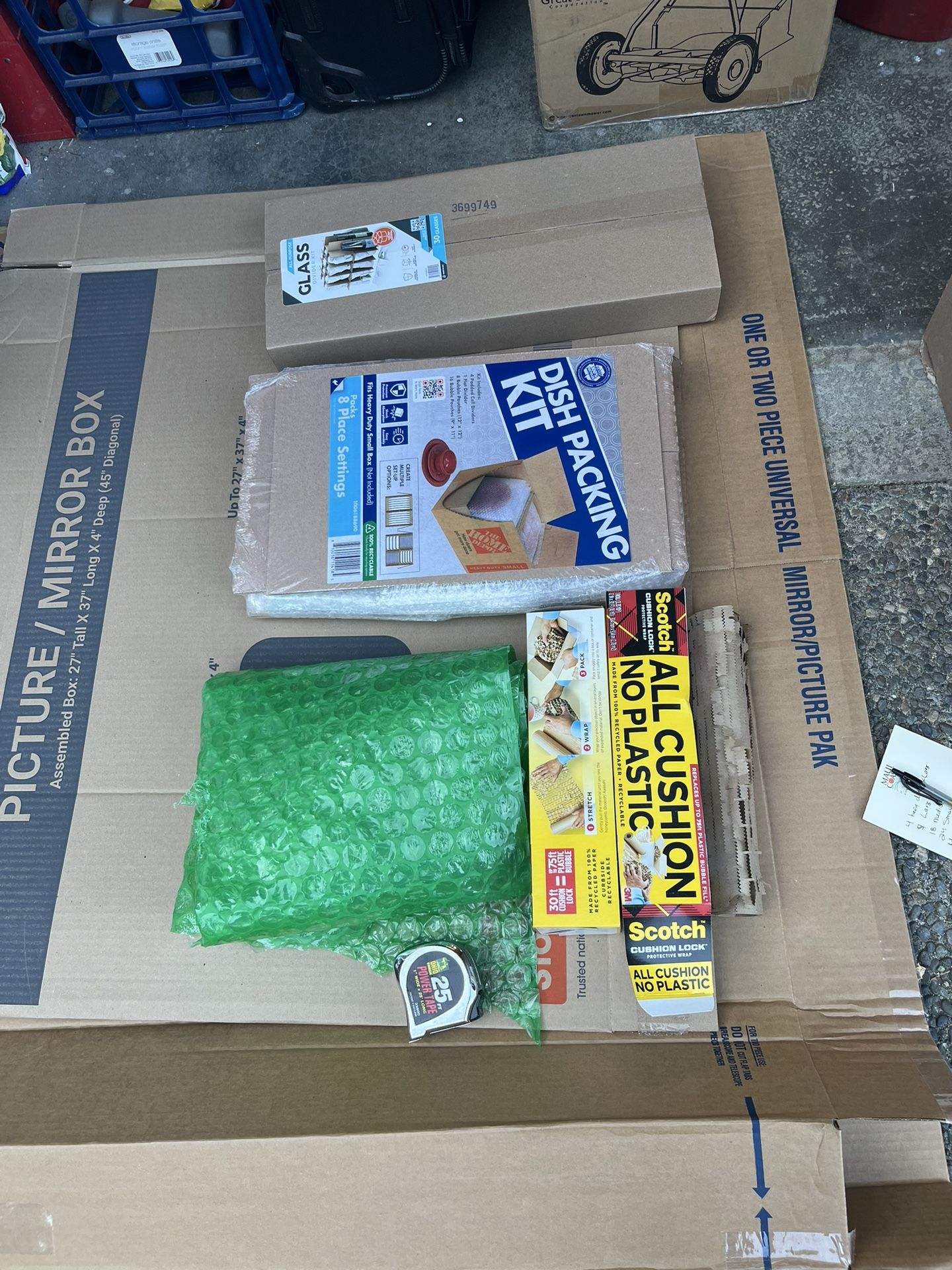 Moving Boxes And Supplies