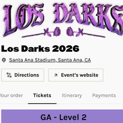 Los Darks Festival Tickets 