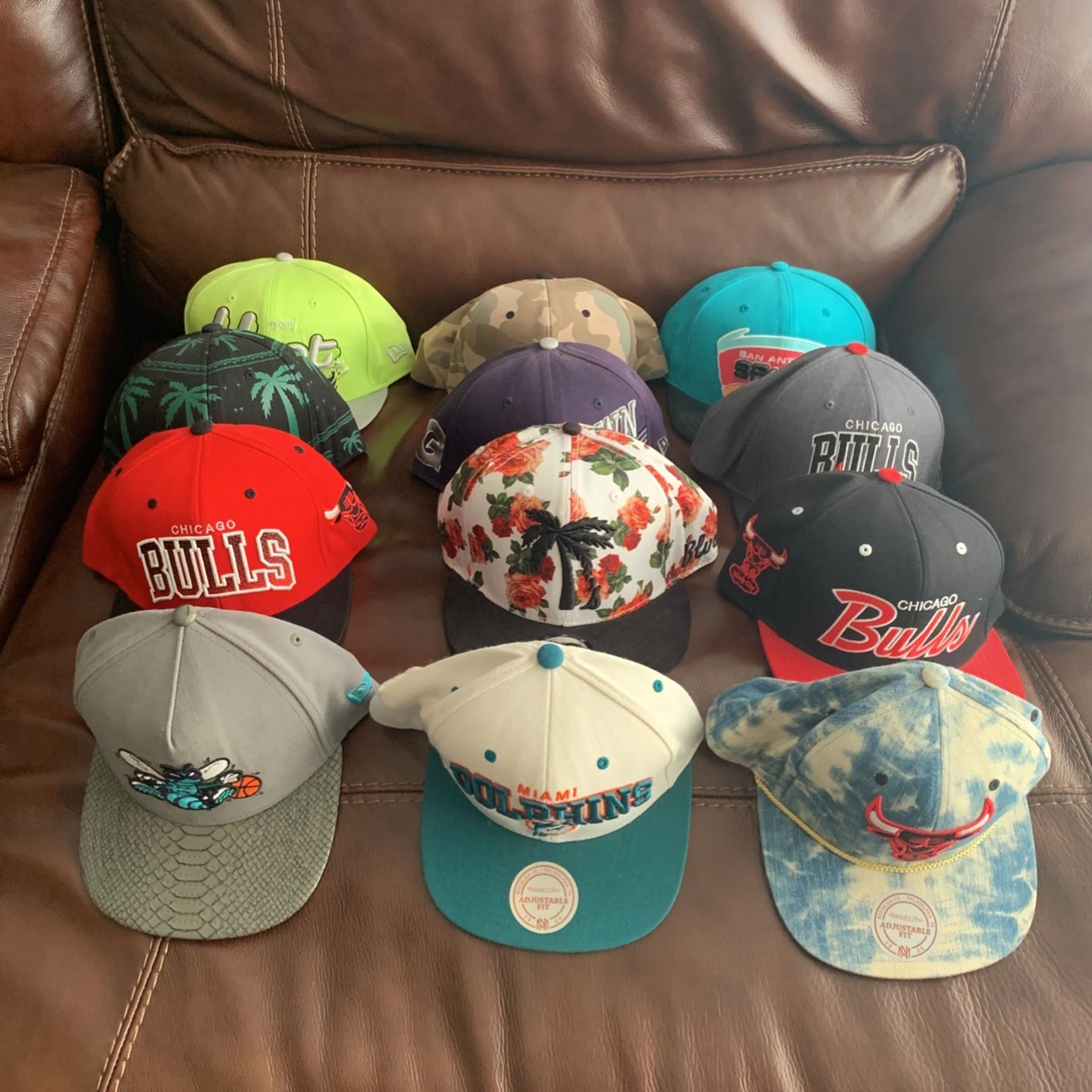 New Era, Mitchell & Ness and Blvd Fitted Caps