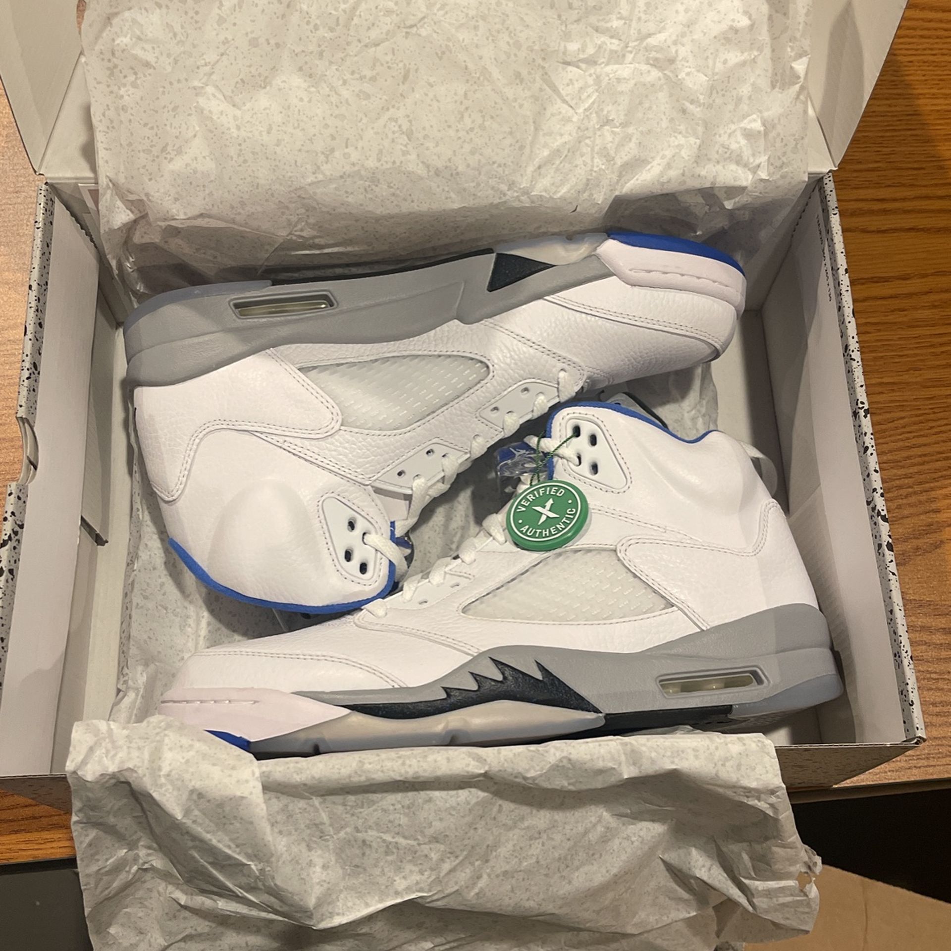 Jordan 5 White Stealth