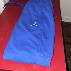 Blue Jordan Sweat Pants