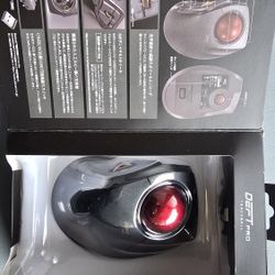 ELECOM DEFT Trackball Mouse, Wired, Finger Control, 8-Button Function with Smooth Tracking, 