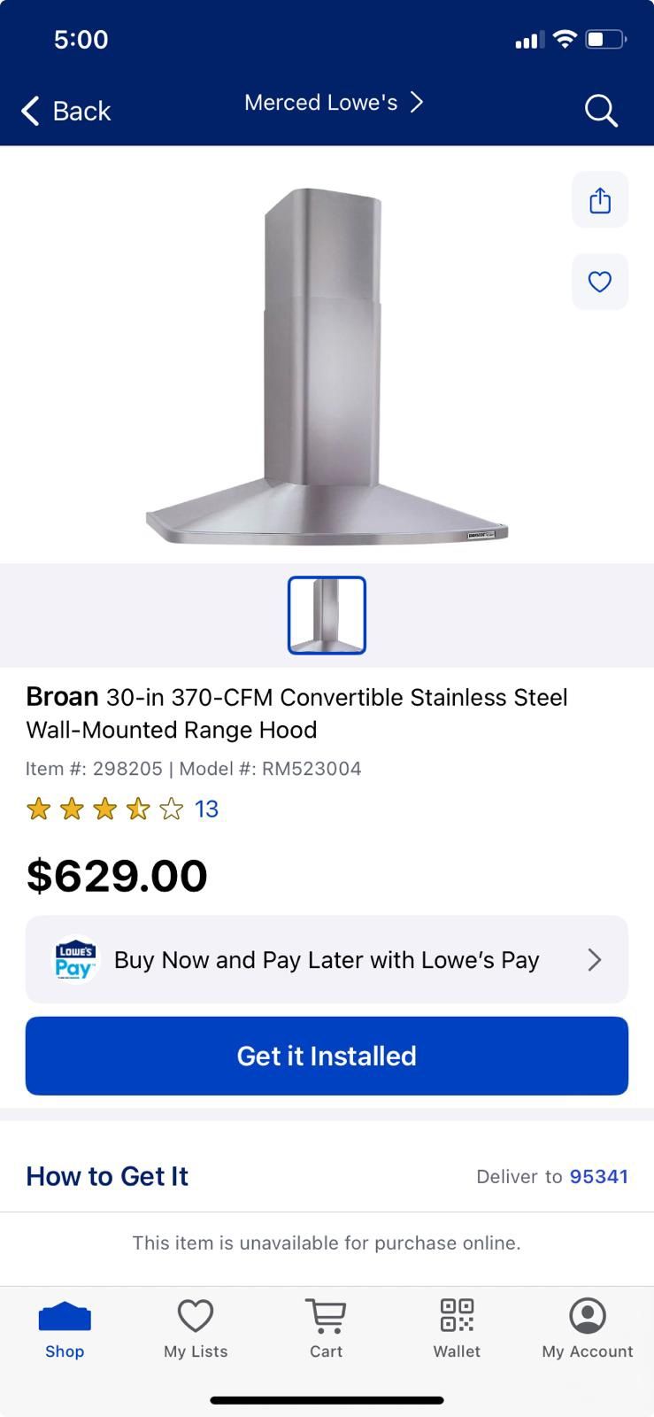 30” Stainless Steel Range Good