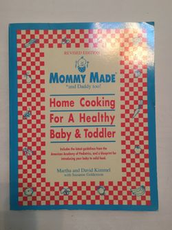 Baby food cookbook