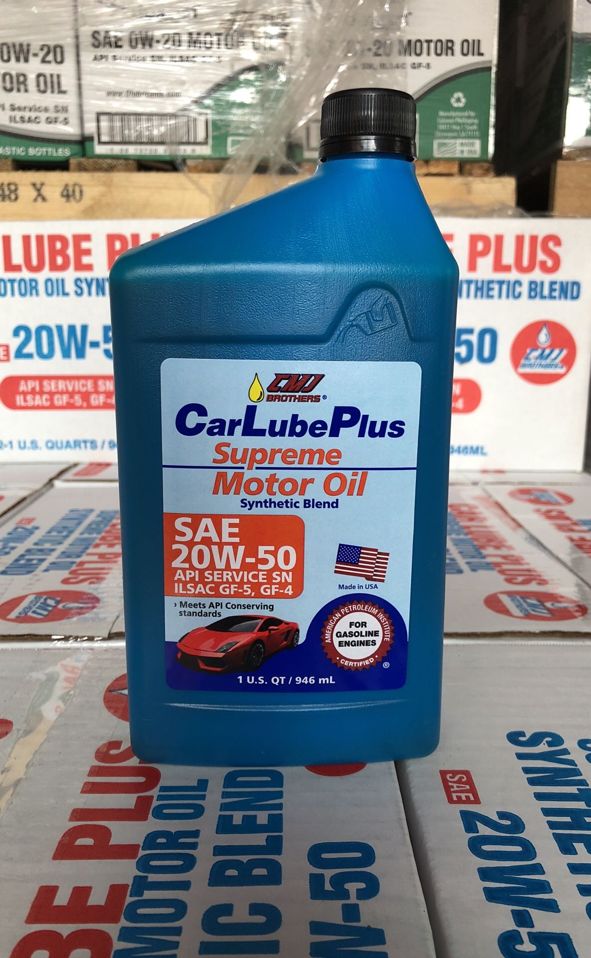 Car Lube Plus Supreme Synthetic Blend Motor Oil *ALL GRADES* for Sale