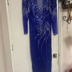 Royal Blue Dress