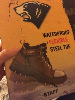 Brand new steel toe size 9 1/2