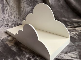 2X Custom Made Wood Cloud ☁️ Shelves Cloud ☁️  $40 EACH Thumbnail