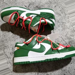 Nike Dunk Low Off White Pine Green 45