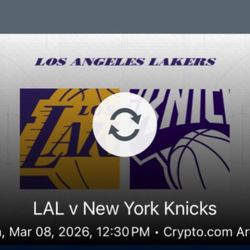Los Angeles Lakers Vs New York Nicks 