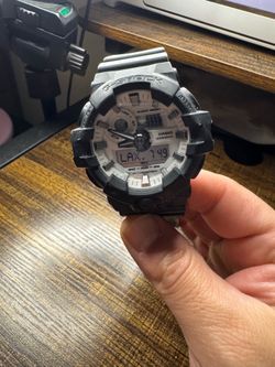 Casio G-SHOCK Analog-Digital White Dial Quartz GA-100WD-1A 200M Mens Watch