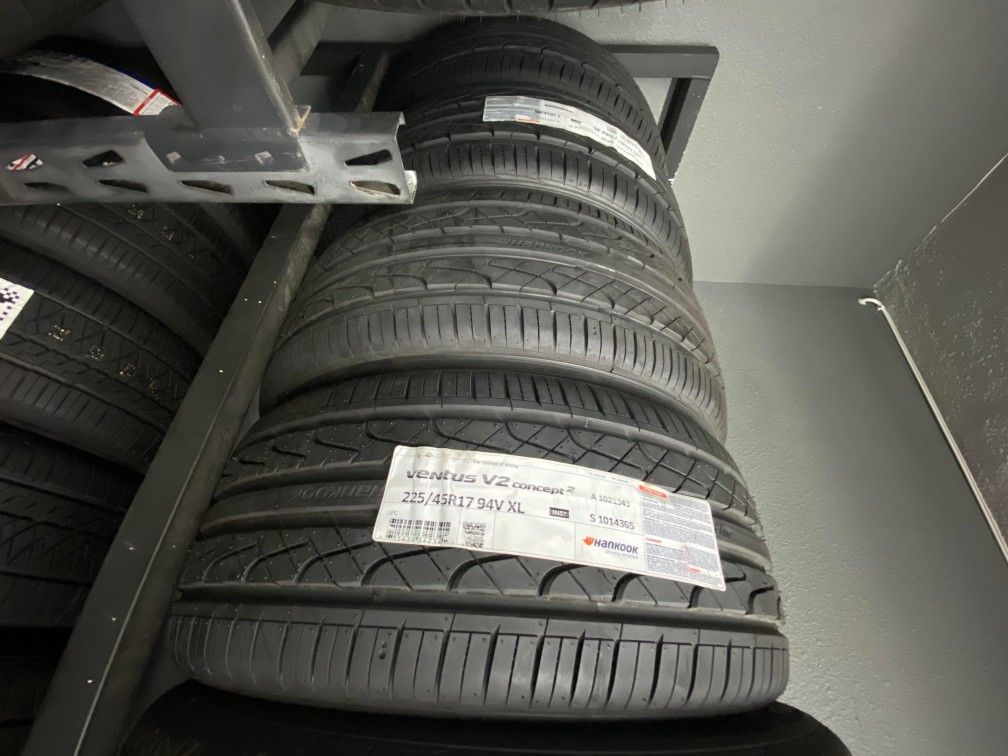 215/55/17 HANKOOK VENTUS - New Tires Installed And Balanced Llantas Nuevas Instaladas Y Balanceadas