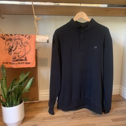 Men’s Travis Matthew Cloud Quarter Zip 2.0 - Black, L