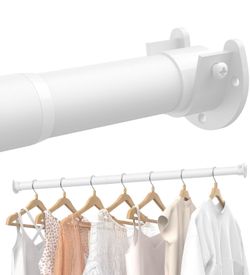 Heavy Duty Adjustable Closet Rods, 17" to 159"