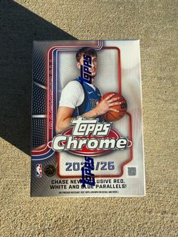 2025-2026 Topps Chrome Basketball blaster box