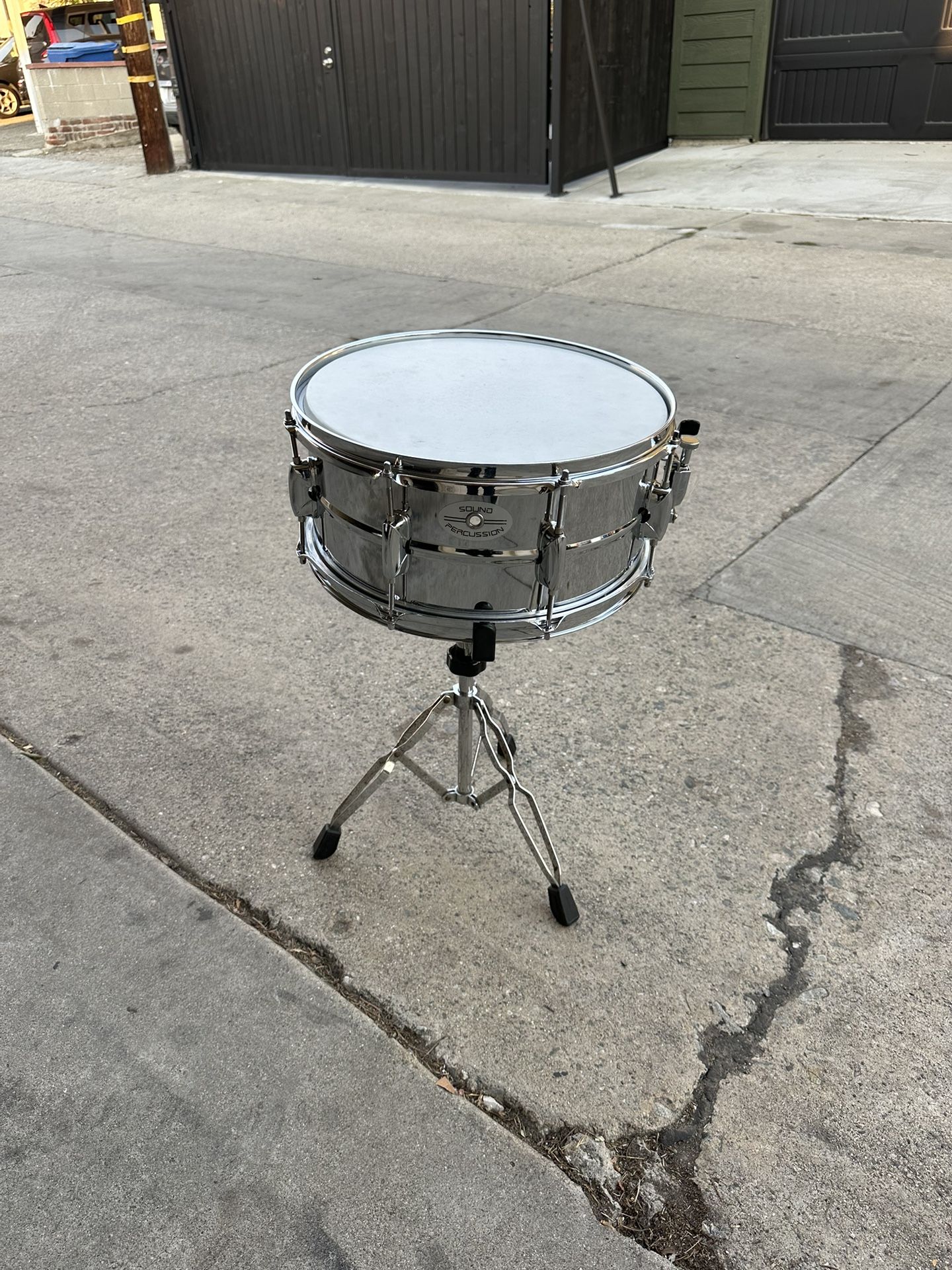Steel Snare with Snare Stand