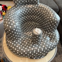  Inflatable Child Seat, Sitting & Standing Floor Seat For Children - Built-In Pump, Portable Kids' Chair, Baby Bathtub Seat, Suitable For 3-36 Months