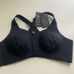 New Knix Catalyst Zip Front High Impact Sport Bra Wire Free Adjustable