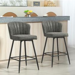 Set of 2 Counter-Height Bar Stools