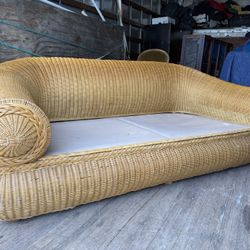 Bamboo Style Set Couch And Seat