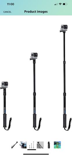 SANDMARC Pole - Black Edition: 17-40 Stick for GoPro